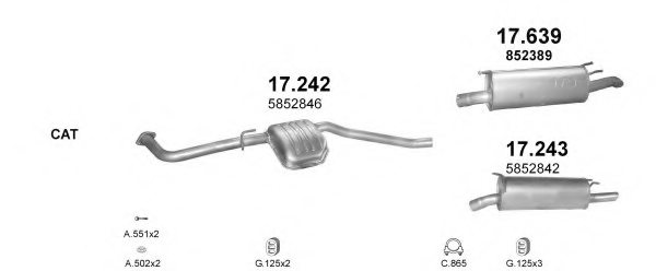 POLMO POLMO00933 Exhaust System